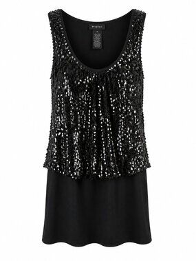 Black Sequin Mini Dress Sleeveless | Cocktail Cruisewear Vacation |
